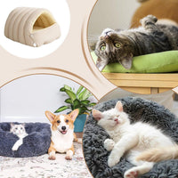 Nest Cat Basket Bed 45 x 30cm — Beige