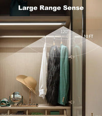 Motion-Sensor LED Cabinet Light — 40cm, Wireless & USB Rechargeable