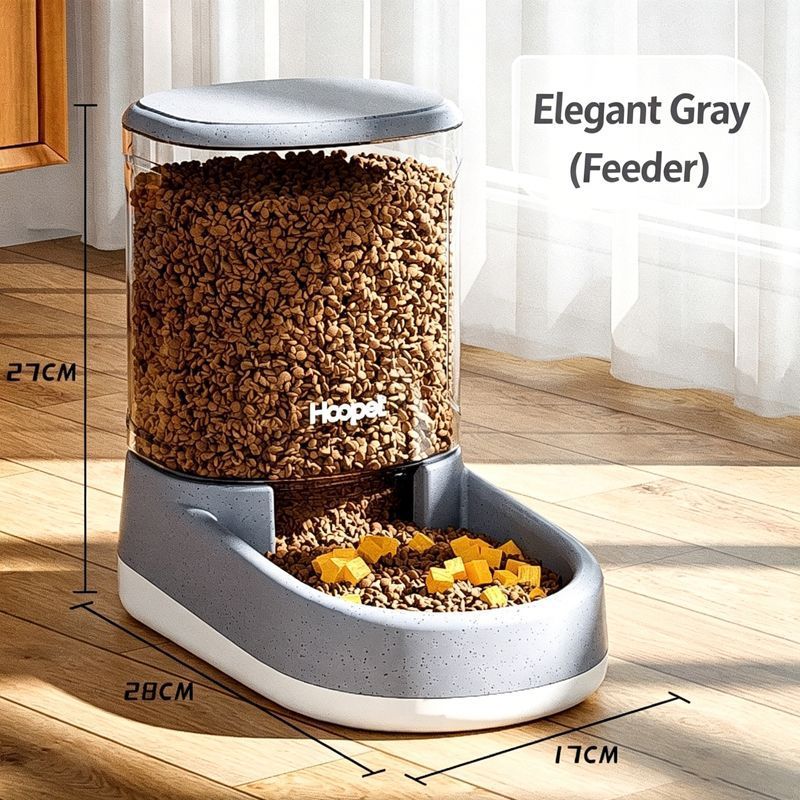 Automatic Pet Feeder — Grey