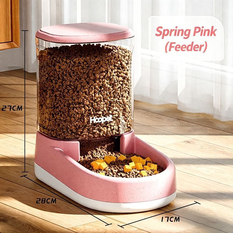 Automatic Pet Feeder — Pink