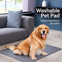 2pcs Grey Ice Silk Pet Pad