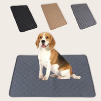 2pcs Grey Ice Silk Pet Pad