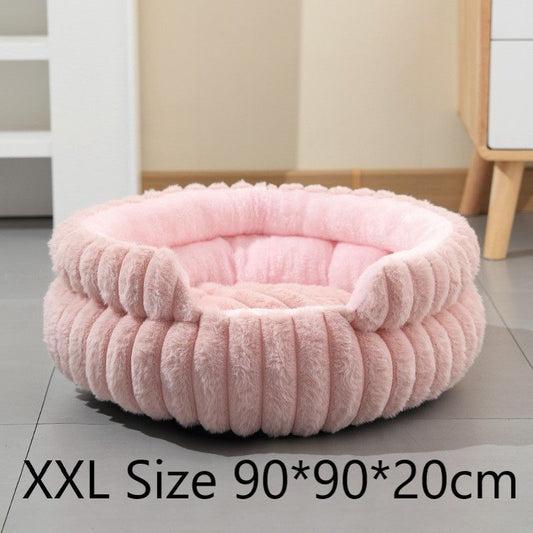 Oversized Removable Notch Style Round Pet Bed