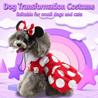 Pet Costume Fancy Dress for Halloween, Lightweight for Dogs and Cats