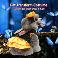 Pet Costume Fancy Dress for Halloween, Lightweight for Dogs and Cats