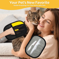 Electrostatic Pet Hair Remover Gloves - 2 Pack