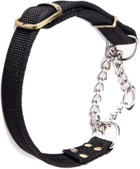 Stainless Steel Nylon Chain Martingale Collar Comfort