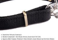 Stainless Steel Nylon Chain Martingale Collar Comfort
