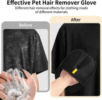 Double-Sided Pet Hair Remover Gloves - 3 Pack