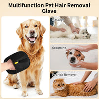 Double-Sided Pet Hair Remover Gloves - 3 Pack