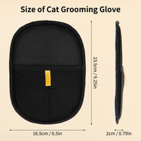Double-Sided Pet Hair Remover Gloves - 3 Pack