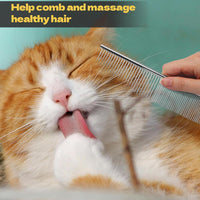Metal Dog Grooming Comb Set - 3 Pieces
