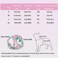 Cat Harness Leash Set, Escape-Proof Reflective Air Mesh Vest