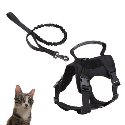 Escape-Proof Cat Harness & Lead Set — Black