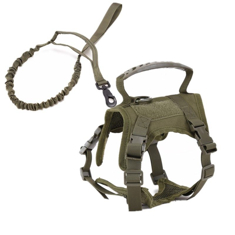Escape-Proof Cat Harness & Lead Set — Army Green