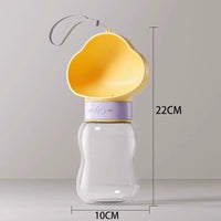 Portable Travel Water Cup 350ml — Yellow