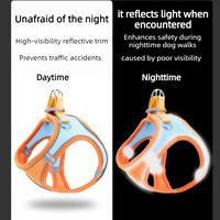 Breathable Reflective Pet Harness Set: Vest-Style Dog Harness