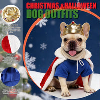 Dog Costume for Small Breeds, Halloween Dress-Up Outfit