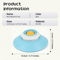 Interactive Cat and Dog Slow Feeder Lick Mat with Suction Cup