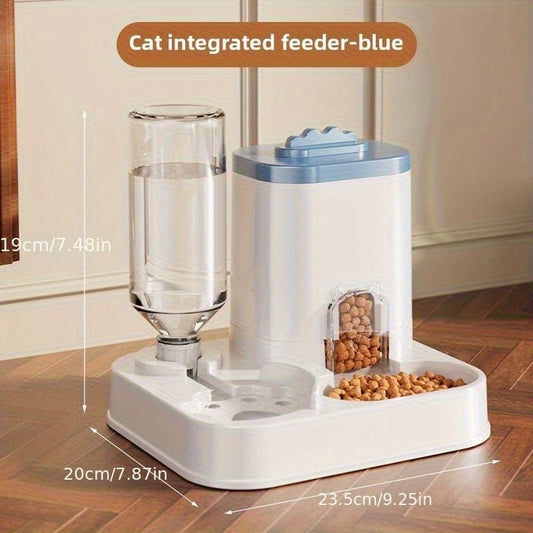 Gravity Feeder & Water Combo — 7-Day, Blue