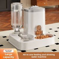Gravity Feeder & Water Combo — 7-Day, Grey
