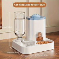 Gravity Feeder & Water Combo — 7-Day, Grey