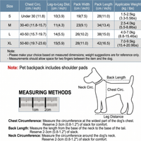 Portable Pet Front Chest Backpack