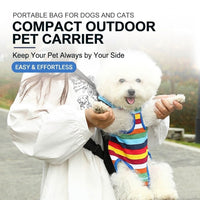 Portable Pet Front Chest Backpack