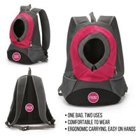 Ventilated Small Pet Carrier Backpack