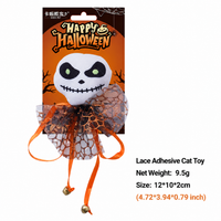 Halloween Catnip Cat Toys, Plush Skeleton Mummy and Pumpkin Set