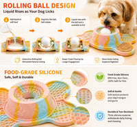 3-in-1 Bone-Shaped Slow Feeder Licking Mat