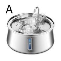 Stainless Steel Cat Water Fountain 4L — Style B