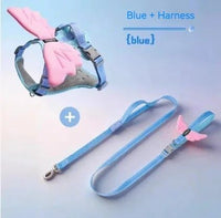 3D Angel and Devil Wing Harness and Leash Set