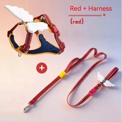 3D Angel and Devil Wing Harness and Leash Set