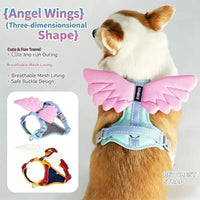 3D Angel and Devil Wing Harness and Leash Set