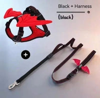 3D Angel and Devil Wing Harness and Leash Set