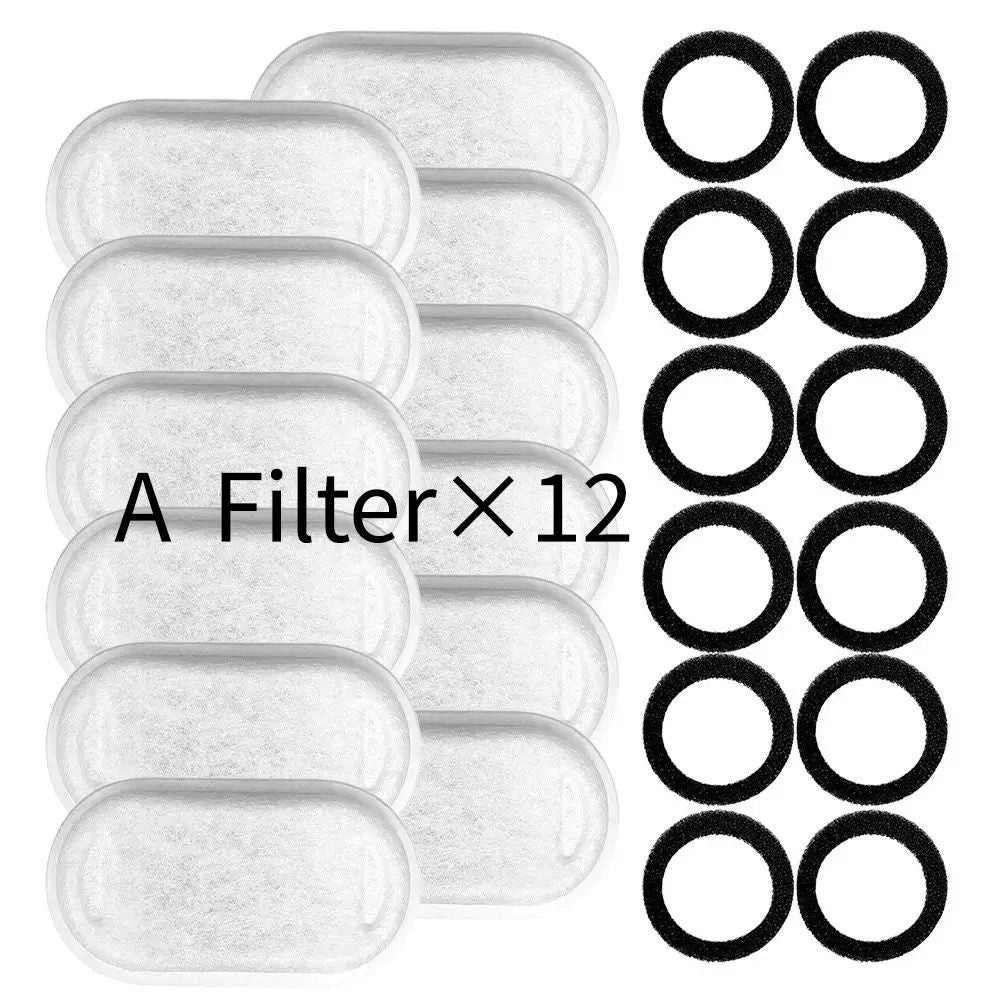 Water Fountain Filter Kit A — 12 Pack