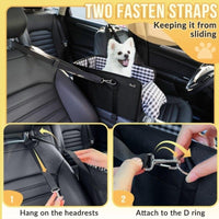 Portable Pet Car Seat & Cats