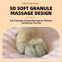 Cooling Ice Silk Pet Sofa Bed with 5D Massage Particles