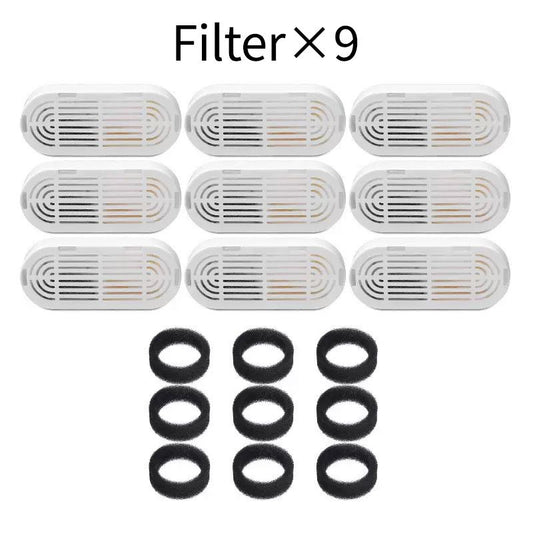 Water Fountain Replacement Filters — 9 Pack