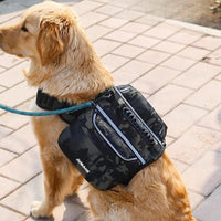 Self-Supporting Dog Backpack Vest with Dual Side Pockets