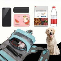 Self-Supporting Dog Backpack Vest with Dual Side Pockets