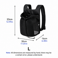 Ventilated Pet Carrier Backpack and Small Dogs