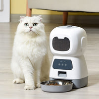 Smart WiFi Automatic Cat Feeder 3.5L — Voice Recording