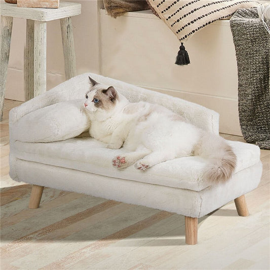 Luxury Pet Sofa Bed Rectangular Soft Anti-skid Couch