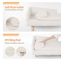 Luxury Pet Sofa Bed Rectangular Soft Anti-skid Couch
