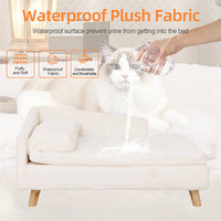 Luxury Pet Sofa Bed Rectangular Soft Anti-skid Couch