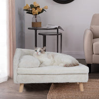 Luxury Pet Sofa Bed Rectangular Soft Anti-skid Couch