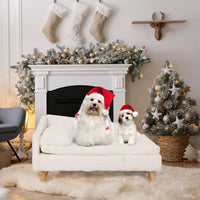 Luxury Pet Sofa Bed Rectangular Soft Anti-skid Couch