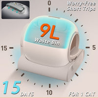 Self-Cleaning Litter Box 65L — Smart App Control